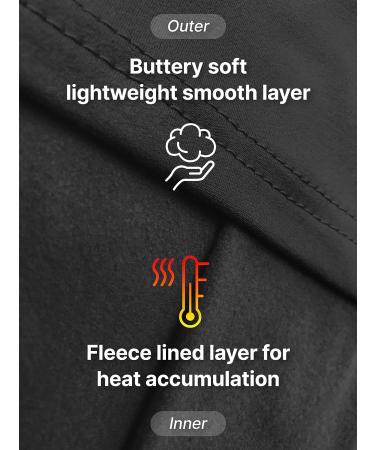 ALWAYS Women's Fleece Lined Leggings - High Waist Winter Warm Yoga Pants - White - Buy Online on GoSupps.com