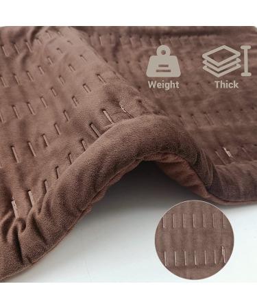 1.5lb Weighted Electric Heating Pad for Back Pain Relief - 12 x 24, 3 Heat Settings, Auto-Off - Buy Online on GoSupps.com