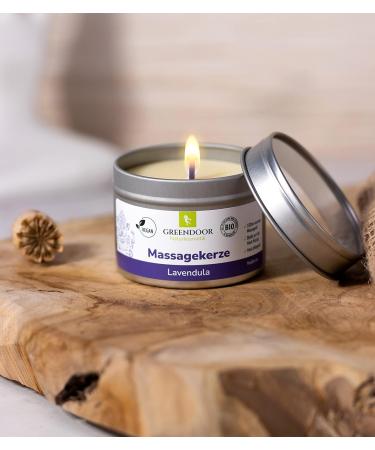 Greenendoor Nature Massage Oil - 100ml Organic Lavender Essential Oil | Vegan & Cruelty-Free Relaxation Gift - Buy Online on GoSupps.com