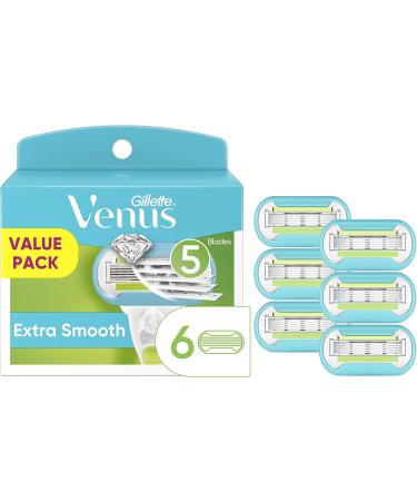 Gillette Venus Embrace Women's Razor Blade Refills 6 Count + Venus Snap Cosmo Pink with Extra Smooth Womens On-the-Go Razor - Buy Online on GoSupps.com