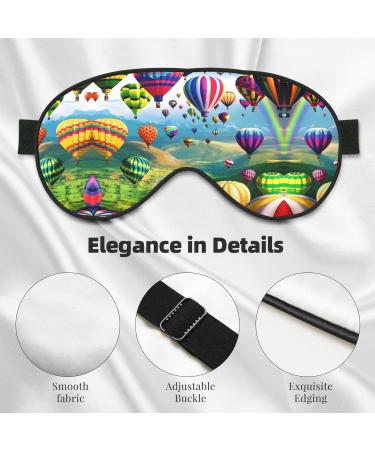 Shop Hot Air Balloons Eye Mask - Soft Adjustable Comfort for Men & Women | International Shipping Available - Buy Online on GoSupps.com