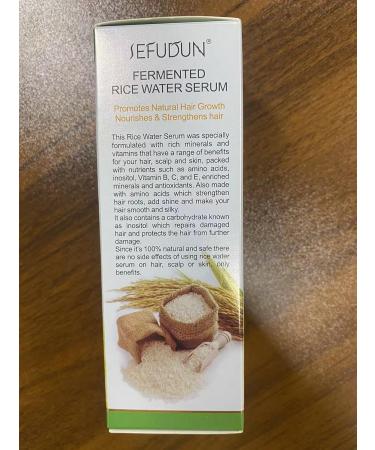 Rice Essential Water Oil for Hair Growth Thickness Strength Shine -100% Pure Natural Leave-in Conditioner for Scalp Dry Split End Moisturizer - Rice Water Oil for Hair Growth&Hair Loss - Buy Online on GoSupps.com