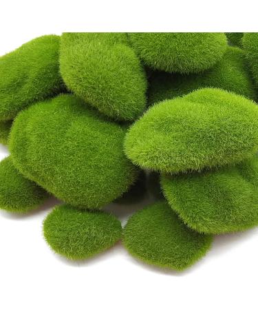RONYOUNG 30PCS Artificial Moss Rocks - Decorative Fake Moss Stones for Fairy Gardens and Crafts - Buy Online on GoSupps.com