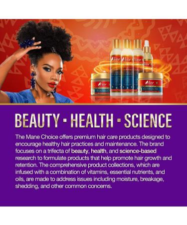 The Mane Choice A-MAZ-ZON Hair Day Gloss Leave-In Conditioner - Hydrating & Nourishing Formula with Biotin, Vitamins C, D, E - Buy Online on GoSupps.com