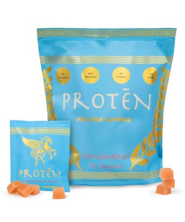 PROT N Protein Gummies 20g Protein 90 Calories On-The-Go Snackable Nutrition
