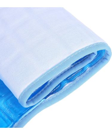 Syrisora Cooling Gel Pillow Mat Soft Cushion Flexible and Foldable for Summer Ideal for Home and Beauty Salons - Buy Online on GoSupps.com