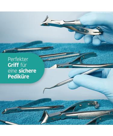 Sunglow 5-Part Nail Set | Premium Pedicure & Manicure Kit for Women & Men | Stainless Steel Nail Care Set with Nail Tui - Best Podology Tools - Buy Online on GoSupps.com