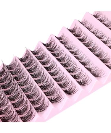 Lash Clusters Eyelashes Extension DIY CC Curl Natural Wispy Cluster Lashes - 80 Clusters | GVEFETIEE - Buy Online on GoSupps.com