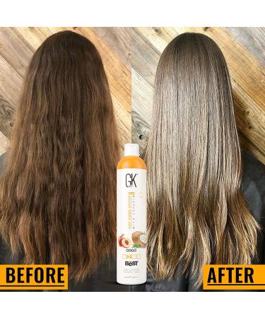GK Hair Global Keratin Coco 1000ml - Vegan Smooth Keratin Treatment for Silky Ruff-Free Hair | Best Brazilian Blowout Smoothing - Buy Online on GoSupps.com
