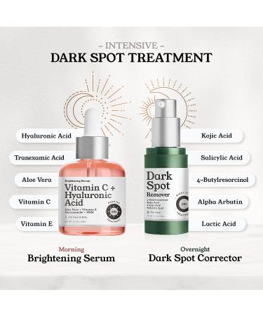 Intensive Dark Spot Remover Treatment | Kojic Acid + Vitamin C Serum - Clinical Strength Melasma & Acne Scar Treatment - Buy Online on GoSupps.com
