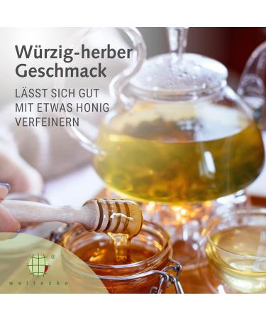  Weltecke Weltecke Loose Leaf Mistletoe Tea 250g | Premium quality made and tested in Germany | Herbal tea with a spicy and herbaceous taste | No artificial flavors or sugar | Freshly bottled - Buy Online on GoSupps.com