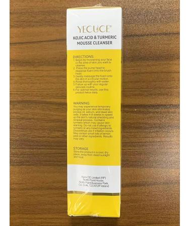 Kojic Acid & Turmeric Foaming Facial Cleanser - Gentle Acne Wash for Clear Skin | 5 fl. oz - Buy Online on GoSupps.com