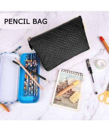 Buy Bagsmart 2-Piece Marble Cosmetic Bag & Pencil Case - Multifunction Travel Organizer - Black Zip Packing Cube - Ideal for International Shipping - Buy Online on GoSupps.com