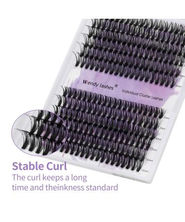 Buy Individual Eyelashes 240 PCs - C Curl Mix 12-16mm DIY Cluster Eyelash Extensions | Perfect for At-Home Use - Buy Online on GoSupps.com