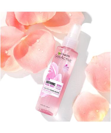 Garnier SkinActive Soothing Facial Mist with Rose Water - 4.4 fl oz for Hydrated Skin - Buy Online on GoSupps.com