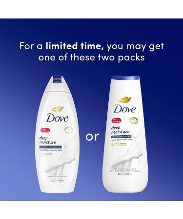 Dove Deep Moisture Body Wash 2 Pack - 20 oz, Moisturizing Cleanser for Dry Skin - Buy Online on GoSupps.com