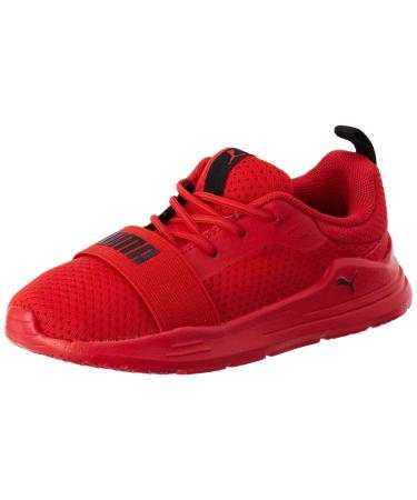 PUMA Boy's Unisex Kids Wired Run Ac Inf Sneaker Child 6 UK Child Red