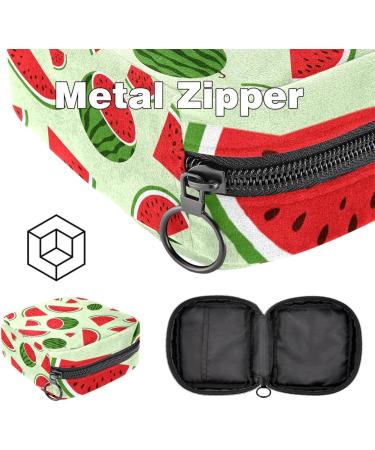 Summer Fruit Watermelon Bandage Storage Bag - Portable Menstrual Cup & Pad Pocket for Teens & Women - Buy Online on GoSupps.com