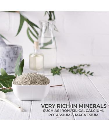 Organic French Green Clay Powder 100% Pure & Natural for Skincare Face Mask Anti Acne Deep Cleansing & Purifying Face Mask Blackhead Remover Oil Control 250 g - Buy Online on GoSupps.com