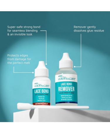 KISS Colors & Care Extreme Hold Wig Lace Bond Remover - Gentle Chemical-Free Foaming Solvent for Glue Removal (2.03 fl. Oz) - Long-Lasting & Ultra-Effective - Buy Online on GoSupps.com