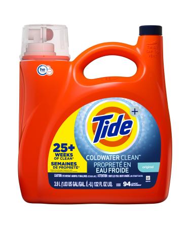 Tide Coldwater Clean Fresh HE Turbo Clean Liquid Laundry Detergent 3.9L 94 loads 3.9 l (Pack of 1)