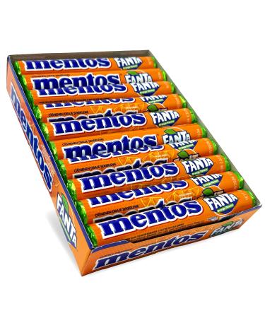MENTOS Mentos Fanta Limited Edition Chewable Caramel - 20 x 38g (Total 760g)