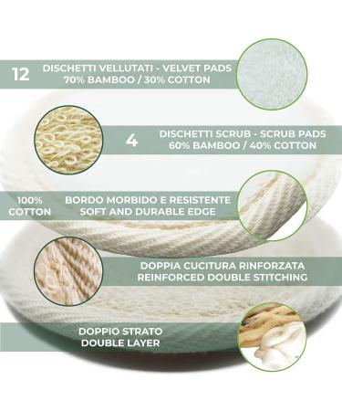 Shop Slimming Pads - 16 Reusable Bamboo Cotton Makeup Remover Pads with Travel & Laundry Bags | Eco-Friendly International Shipping - Buy Online on GoSupps.com