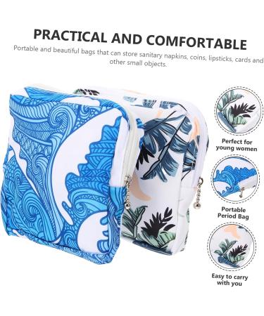 Shop Gleavi Sustainable Period Bag | Multi-functional Pocket for Pads & Tampons | Eco-friendly Travel Makeup Bag - Buy Online on GoSupps.com