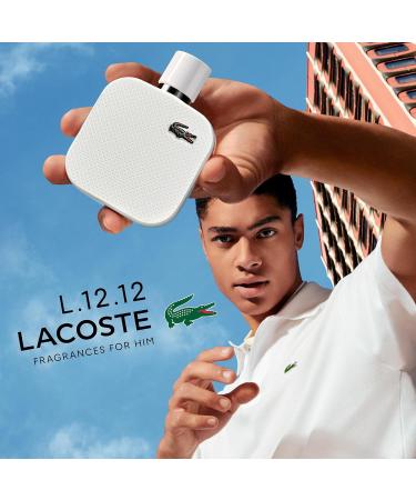 Lacoste L.12.12 Blanc Eau de toilette for Men 3.3 Fl Oz (Pack of 1) - Buy Online on GoSupps.com
