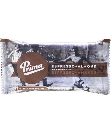 Prima Real Food Energy Bar Espresso Almond Bar 12 Case 54g - Buy Online on GoSupps.com