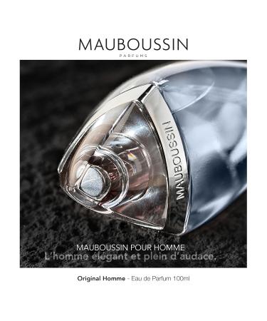 Mauboussin - Original Homme 100ml (3.3 Fl Oz) - Eau de Parfum for Men - Woody & Aromatic Scents - Buy Online on GoSupps.com
