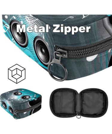 Javenproeqt Portable Women's Binding Bags | Menstrual Cup Pocket & Pads | Perfect for Teens & Music Lovers | Multi-Colored 01 - Buy Online on GoSupps.com