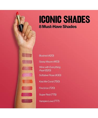 Revlon Super Lustrous Lipstick in Love Is On (745) - Moisturizing Creamy Formula with Vitamin E & Avocado Oil - Buy Online on GoSupps.com