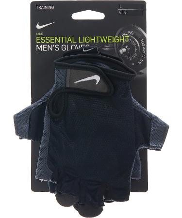 Nike Men's Essential Fitness Gloves - Black/Anthracite/White, Size Large - Buy Online on GoSupps.com