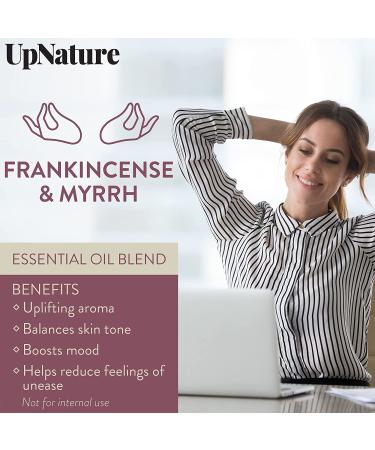 Frankincense and Myrrh Essential Oil Roll On for Pain Relief and Stress Reduction - Therapeutic Grade Aromatherapy Oils for Body Aches, Stiffness, Skin, and Nails - Buy Online on GoSupps.com