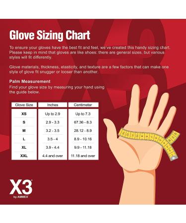 X3 Black Nitrile Disposable Gloves 3 Mil 200 Pack - Large, Latex-Free, Powder-Free, Food-Safe - Buy Online on GoSupps.com