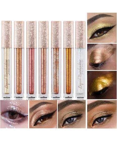 Liquid Glitter Eyeshadow Eye Shadow Glitter Make Up - Creates High-Impact Beauty Make Up For Girls For Masquerade Festival Evening Wedding Hixip - Buy Online on GoSupps.com
