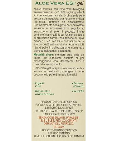 Buy ESI Aloe Vera Gel with Vitamin E & Tea Tree - 100 ml | Soothing Skin Care | International Shipping - Buy Online on GoSupps.com