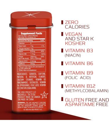 Viter Energy Caffeine Mints 40mg Caffeine Energy Supplement Caffeine Pills 20 Pieces - Cinnamon - Pack Of 6 - Buy Online on GoSupps.com