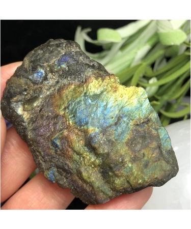 Natural Labrador Minerals Half-polishing Crystal Moonstone Flash Floor Slice Decorating Stone ZJGIDTEM - Buy Online on GoSupps.com