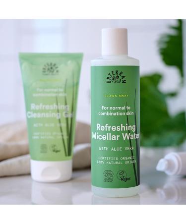 Urtekram Wild Lemongrass Refreshing Micellar Water Cleanser- for Normal to Combination skin - Blown Away Range - Vegan Organic & Natural Origin (250 ml) - Buy Online on GoSupps.com