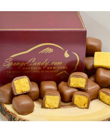Chocolate Sponge Candy (4 flavors available) - from the Sponge Candy Capital of the World, Buffalo New York! (Milk Chocolate)