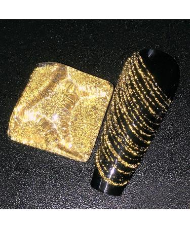 Spider Gel Nail Polish UV Set - 6ml | Elastic Nail Design Gel & Brush for Artistic Nail Art | Premium Gold Line Drawing Gel - Buy Online on GoSupps.com