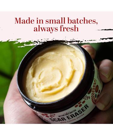 Better Shea Butter Scar Eraser Balm | Cocoa Butter Cream for Stretch Marks Dark Spots & Scars - Natural Ingredients 4 oz - Buy Online on GoSupps.com