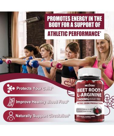 Nextdia Iron Filled Gummies 26mg + Beet Root Gummies - Buy Online on GoSupps.com