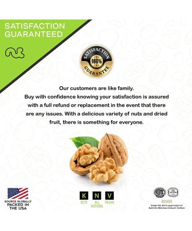 Raw Walnuts Halves & Pieces - Unsalted, Superior Quality, 48oz Bulk Nuts Packed Fresh - Healthy Protein Snack, Keto Vegan Kosher - 3 LB Resealable Bag - Buy Online on GoSupps.com