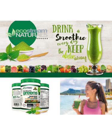 Ecostream Naturals Vital First Daily Greens Superfood Powder - 30 Servings - Buy Online on GoSupps.com