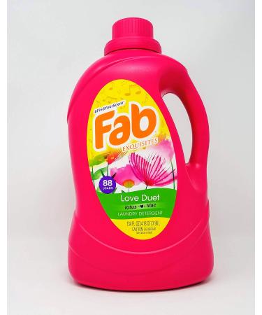 Fab Love Duet Liquid Laundry Detergent (134 oz)
