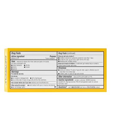 BENGAY Menthol Pain Relieving Gel Vanishing Scent 2 OZ - Pack of 6 - Save on Multipacks! - Buy Online on GoSupps.com