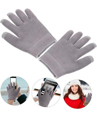 minkissy 1 Pair Pink Gloves Gel Gloves for Women Hand Caring Gloves for Women Gloves for Dry Hand Comfortable Gel Gloves Hand Protection Overnight Spa Gloves Moisturizing Lotion Cotton 21x14cm Grey - Buy Online on GoSupps.com